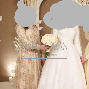 Designer Gown Worn Once for sale