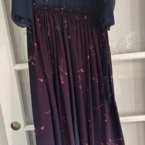 Custom Navy/Maroon Ombre gown for sale