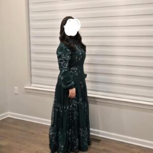 Raquel Couture, Green Gown for Sale