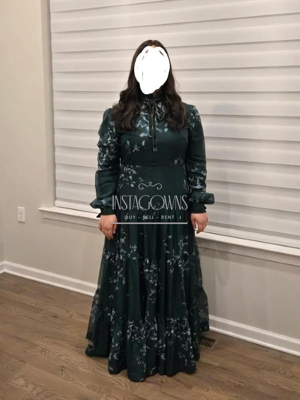 Raquel Couture, Green Gown for Sale