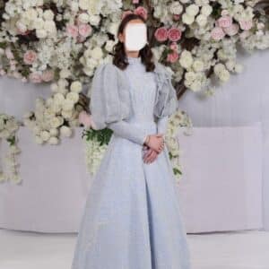 Light blue/Silver Custom Zoe