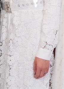 Elegant White Lace Gown