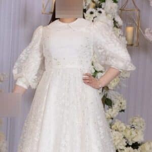 Custom/Ombre, (Off-)White, Magnificent Gown for Sale