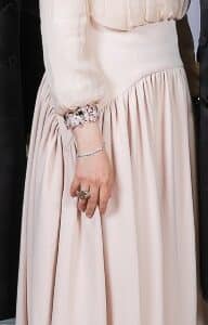 Bejeweled valentino sister of the bride blush gown for sale