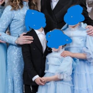 Stunning custom light blue gowns