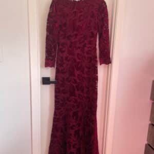 Elegant Shoshanna Midnight gown for rent or sale.