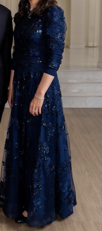 Stunning navy gown for sale