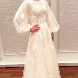 Sophisticated magnificent sister of the bride ivory gown for sale