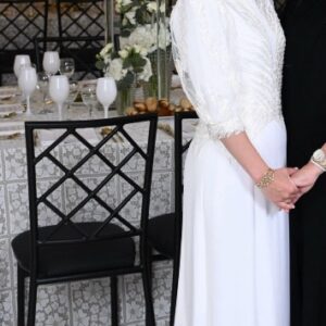 Beautiful white sophisticated and elegant gown/dress