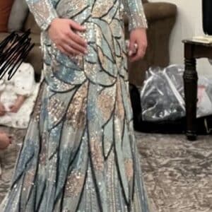 Blue gown for sale or rent
