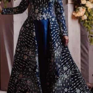 Navy mother of the bride gown