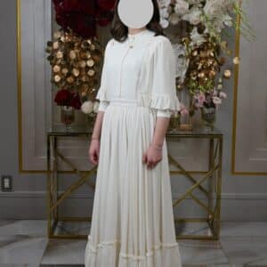 Beautiful vintage ivory Tenoim /sister of bride dress-for sale