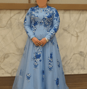 Beautiful blue gown for rent or sale