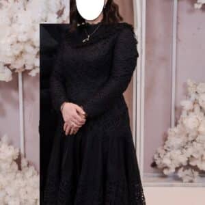 Beautiful, black slenderizing gown for sale