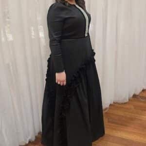 Black Slenderizing gown