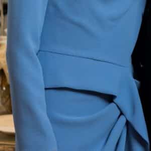 Beautiful Isabel Sanchis blue gown for sale