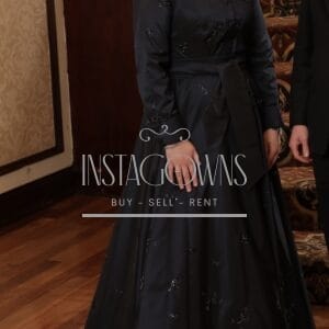 Stunning Navy Exquisite Gown