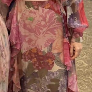 Stunning Valentino pink floral gown for sale