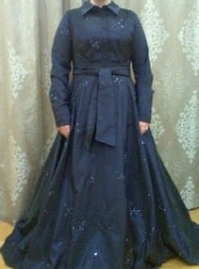 Stunning Navy Exquisite Gown