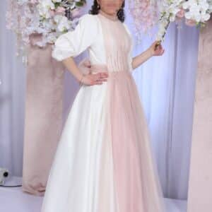Magnificent powder pink preteen/children's gown