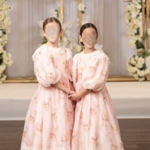 Petite Amalie Blush Orchid Linen Gowns for Sale