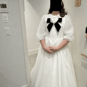 Beautiful white custom teen gown for rent or sale