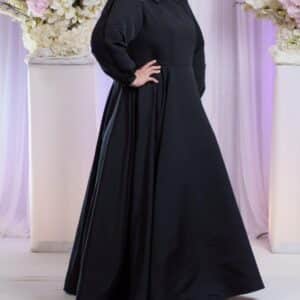 Custom black gown
