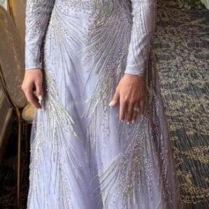 Magnificent Lucia Rodriguez custom gown for sale