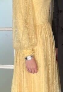 Ulla Johnson Yellow Lace Gown.Worn once.