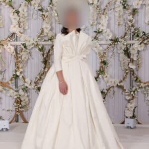 Beautiful designer sister of the groom gown