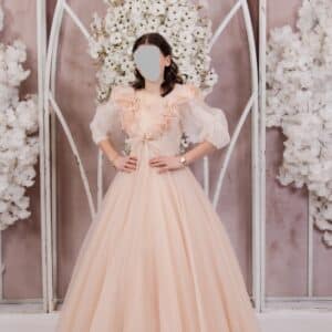 Blush teen gown