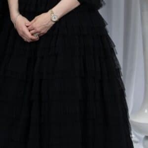 Elegant Black Designer Gown for Women. Rent or Sale.