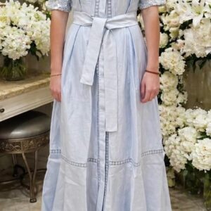 Beautiful light blue midi dress for sale