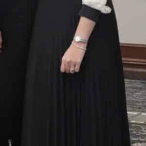 Designer Black & Cream 2 Piece Gown for Sale