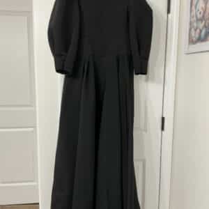 Stunning fit classic black gown