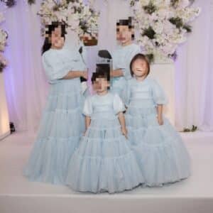 Light Blue Custom Tulle Gowns for Sale ✨