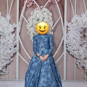 Beautiful blue sister of the bride gown