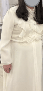 Beautiful classy cream gown/dress from Exquisite for sale