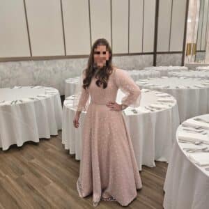 beautiful pink exquisite gown for sale
