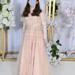 Stunning Pink Beaded Gown