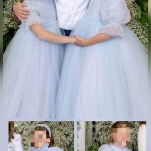 Custom made light blue gowns for sale