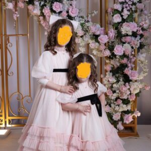 Stunning Prette ‘Zissy Barchorin’ pink tulle girls gowns for sale