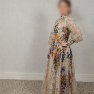 Stunning, unique designer gown from Pink Label for sale.