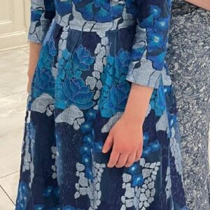 Floral Blue Gown for Rent