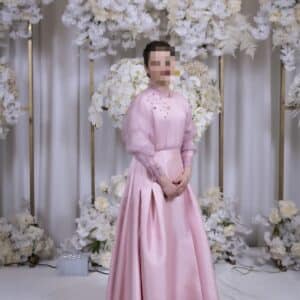 Beautiful custom pink gown