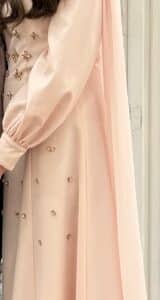 Elegant Miri’s pink gown