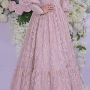 Beautiful classy soft pink gown for sale