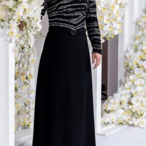Tony Ward, black Mother of the bride dress