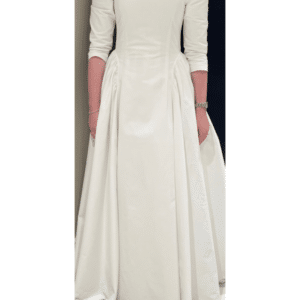 Custom white gown for sale