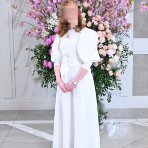 Stunning Custom White Maxi Dress